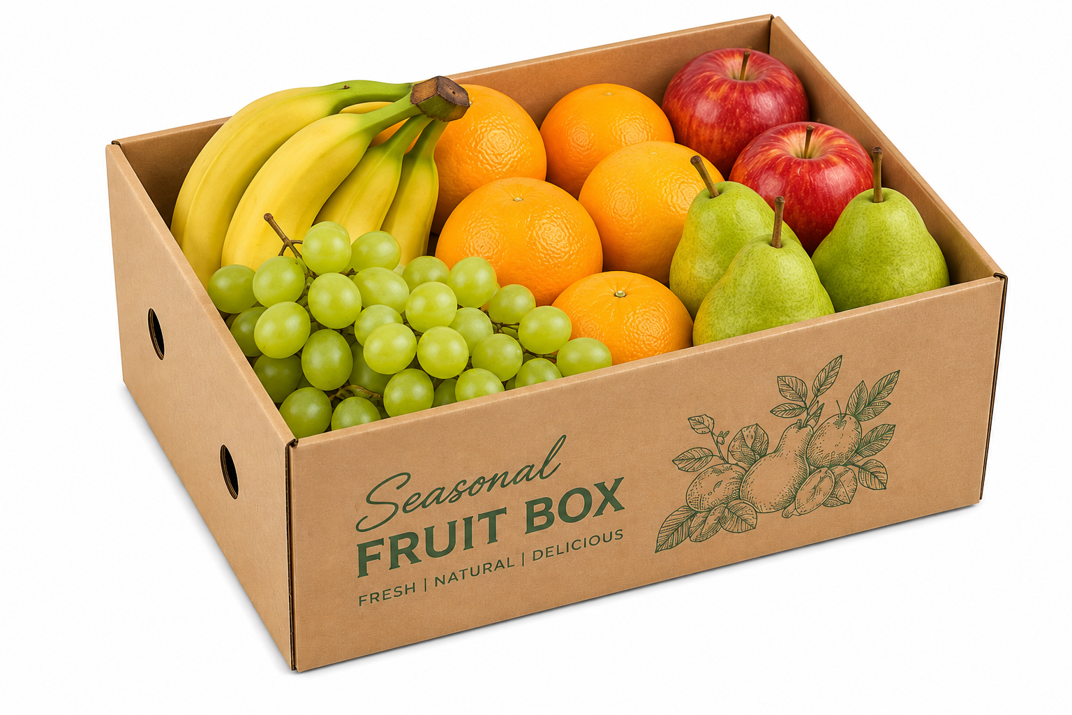 Seasonal 3 Plate Fruit Box